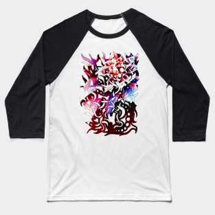 Colored Tattoo Baseball T-Shirt